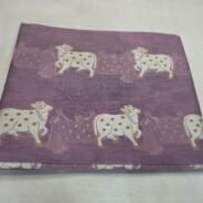KashiFab cotton weave Shikargah fabric detail lavender for kurta stitching online