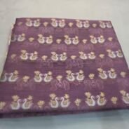 KashiFab Cotton Weave Shikargah Lavender detail