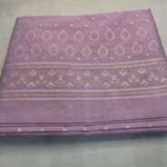 KashiFab Cotton Weave Shikargah Lavender detail