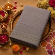 KashiFab cotton weave kurta fabric Shikargah Lavender online - festive lifestyle