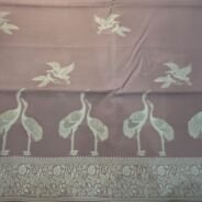 KashiFab cotton weave kurta fabric Shikargah Pink online - 3 metre piece
