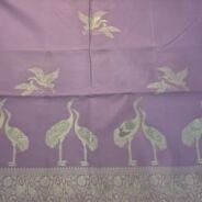 KashiFab cotton weave kurta fabric Shikargah Purple online - 3 metre piece