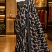 KashiFab Handloom Mashru Katan Sarees - AYU #10141 lifestyle cover - boutique display