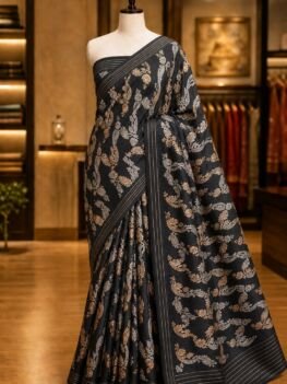 KashiFab Handloom Mashru Katan Sarees - AYU #10141