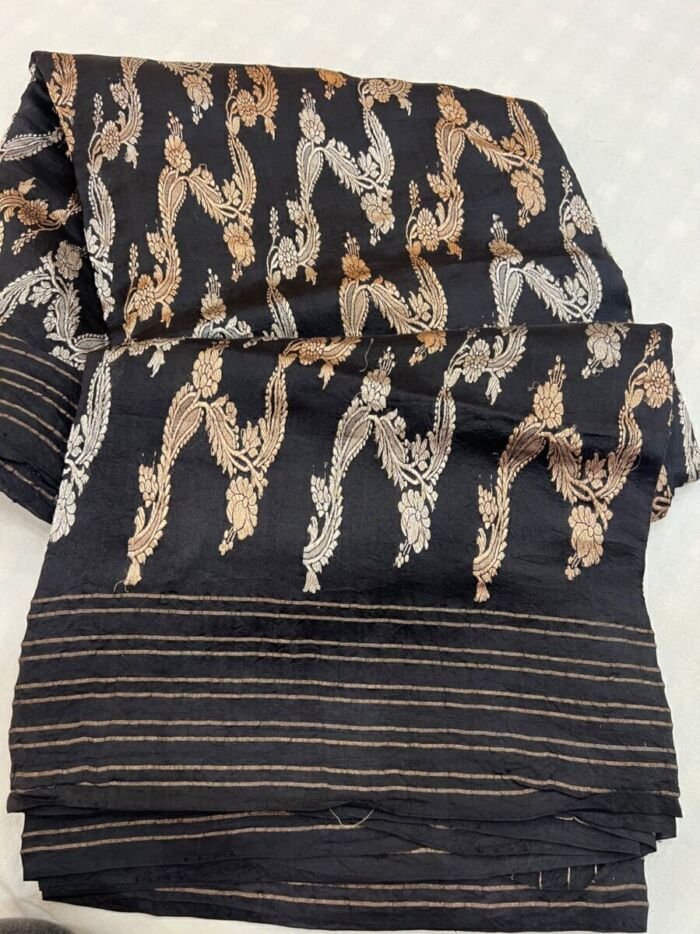 KashiFab Handloom Mashru Katan Sarees KashiFab Handloom Mashru Katan Sarees online - authentic Varanasi weave