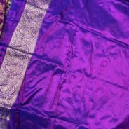 KashiFab Handloom pure katan silk rangkaat sarees online - Banaras / Varanasi silk saree - view 4