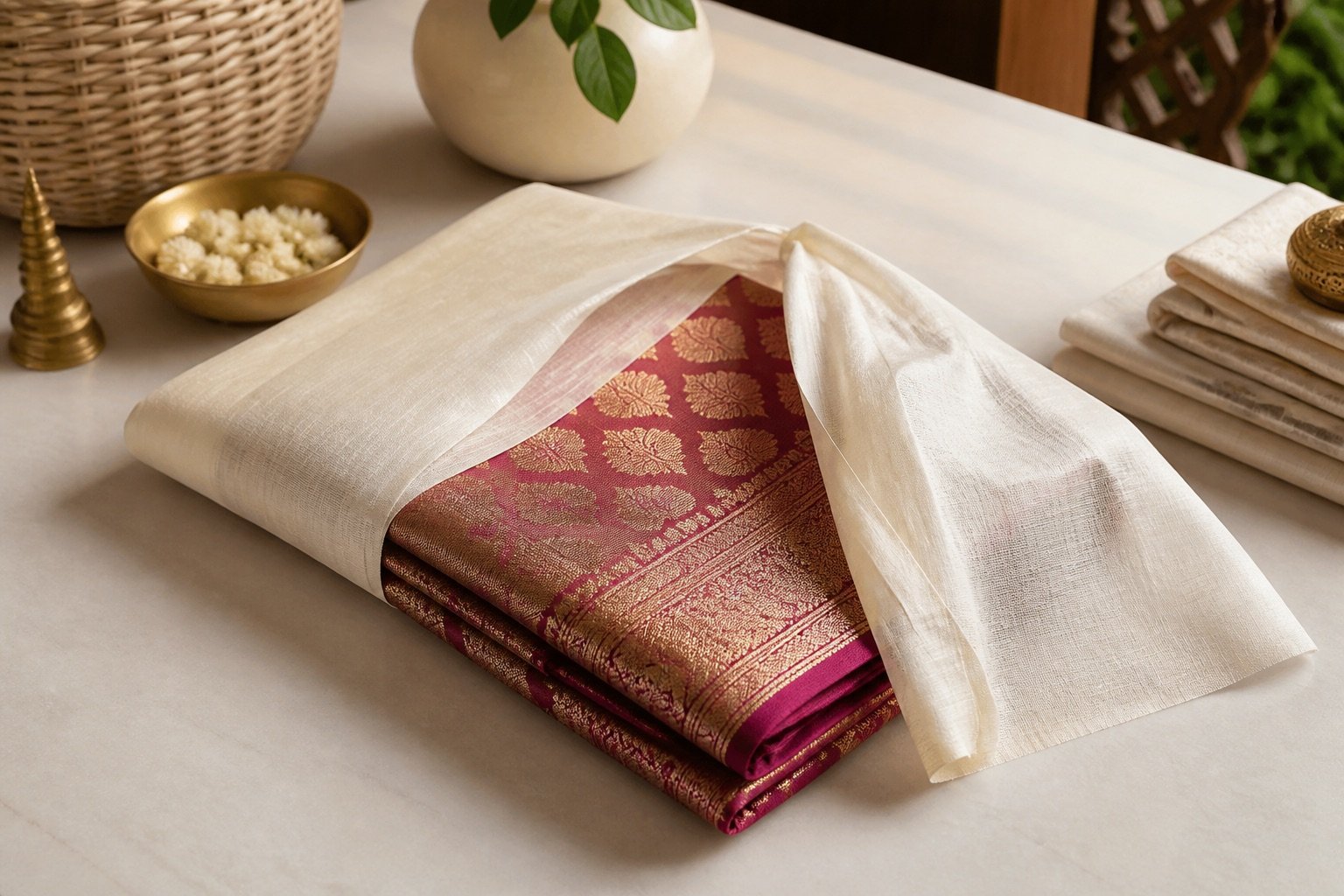 KashiFab How to Care for Banarasi Silk