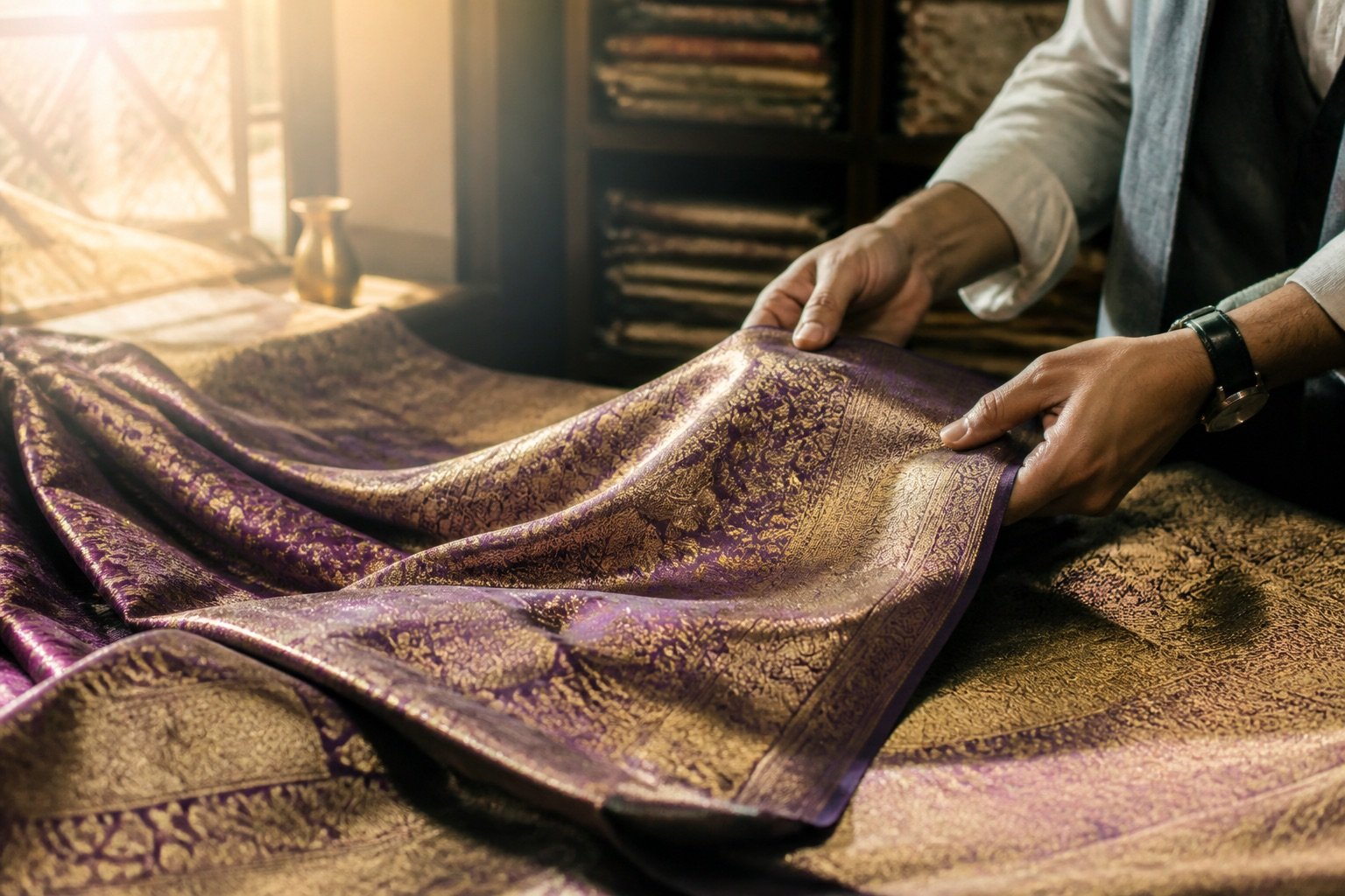 KashiFab How to Identify Pure Banarasi Silk