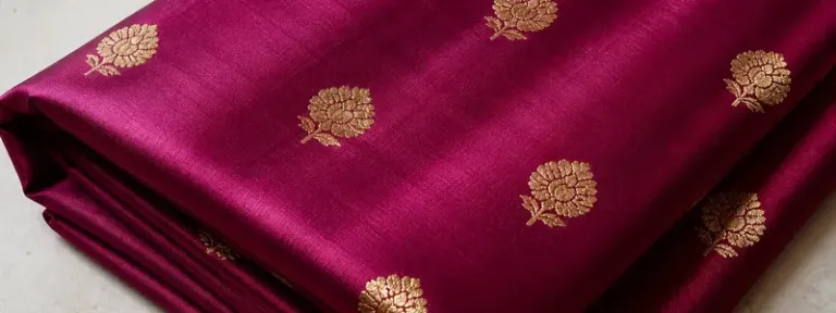 KashiFab Authentic Silk for Kurta - Banaras silk fabric online