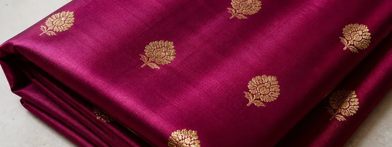 KashiFab Pure Katan Silk - Banaras silk fabric online