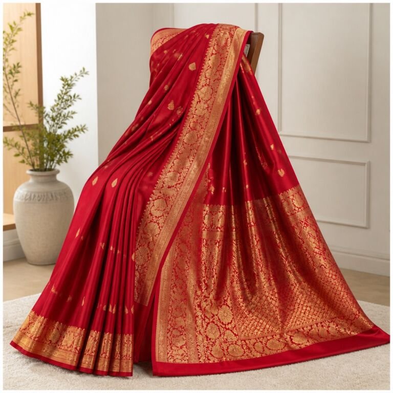 KashiFab Katan Silk Sarees Varanasi - Banaras silk fabric online