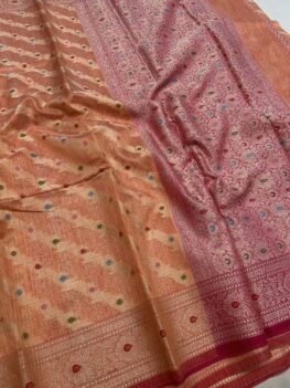 KashiFab Kota check sarees online - Banaras / Varanasi silk saree