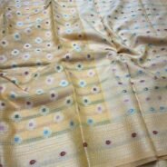 KashiFab Kota check sarees online - Banaras / Varanasi silk saree - view 2
