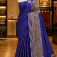 KashiFab Mashru Katan Sarees - AYU #10571 lifestyle cover - boutique display
