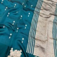 KashiFab Mashru Katan Sarees - AYU #10593 online - authentic Varanasi weave