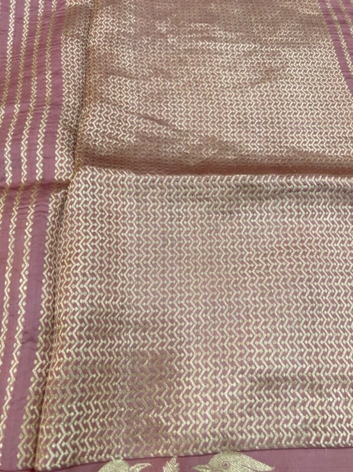 KashiFab Mashru Katan Sarees - AYU #10663 online - authentic Varanasi weave
