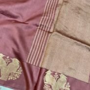 KashiFab Mashru Katan Sarees - AYU #10663 online - authentic Varanasi weave