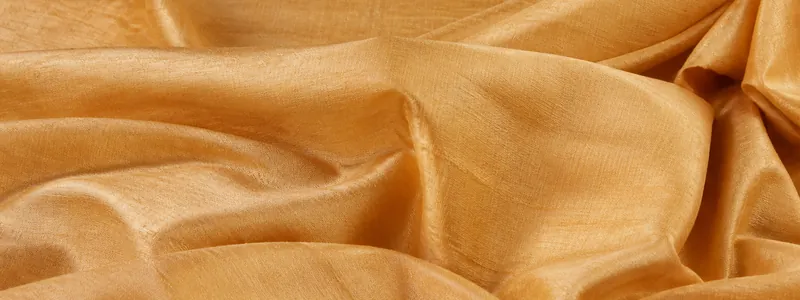 KashiFab moonga silk fabric for kurta - warm natural glow