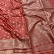 KashiFab Moonga silk sarees with self weave online - Banaras / Varanasi silk saree - view 4