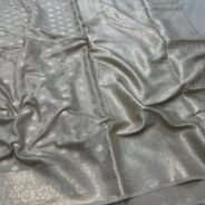 KashiFab Moonga silk sarees with self weave online - Banaras / Varanasi silk saree - view 5