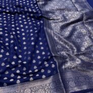KashiFab Moonga silk sarees with self weave online - Banaras / Varanasi silk saree - view 8