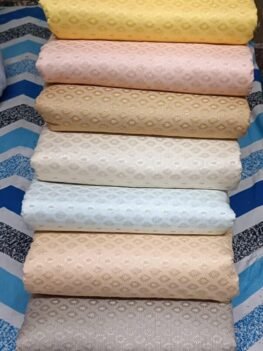 KashiFab POLY STAPLE MEENA BUTI 44" online - authentic Varanasi weave