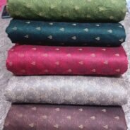 KashiFab POLY STAPLE MEENA BUTI 44" online - authentic Varanasi weave