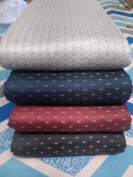 KashiFab POLY STAPLE MEENA BUTI 44" online - authentic Varanasi weave