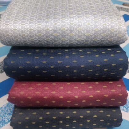 KashiFab POLY STAPLE MEENA BUTI 44" online - authentic Varanasi weave
