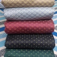 KashiFab POLY STAPLE MEENA BUTI 44" online - authentic Varanasi weave