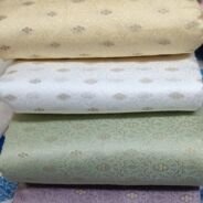 KashiFab POLY STAPLE MEENA BUTI 44" online - authentic Varanasi weave