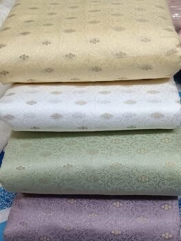KashiFab POLY STAPLE MEENA BUTI 44" online - authentic Varanasi weave