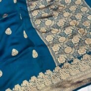 KashiFab Pure Katan Silk Sarees online - authentic Varanasi weave