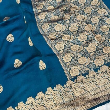 KashiFab Pure Katan Silk Sarees online - authentic Varanasi weave
