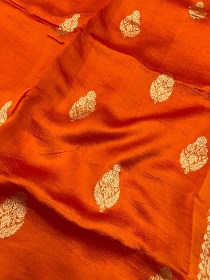 KashiFab Pure Katan Silk Sarees KashiFab Pure Katan Silk Sarees online - authentic Varanasi weave