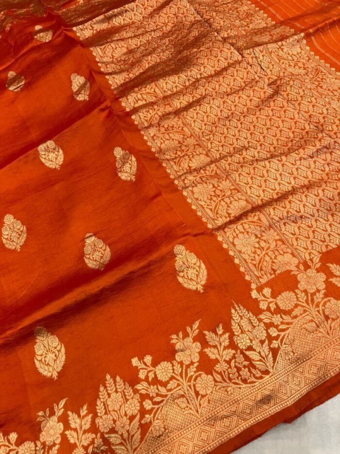 KashiFab Pure Katan Silk Sarees KashiFab Pure Katan Silk Sarees online - authentic Varanasi weave