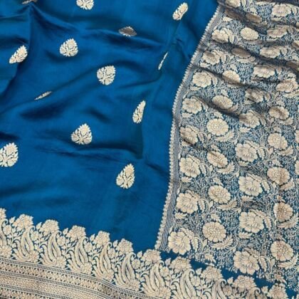 KashiFab Pure Katan Silk Sarees online - authentic Varanasi weave