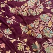 KashiFab Pure Khaddi Georgette hand filling dye sarees online - Banaras / Varanasi silk saree - view 2