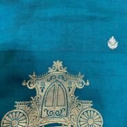 KashiFab Pure Mashru Katan - AYU #10656 online - authentic Varanasi weave