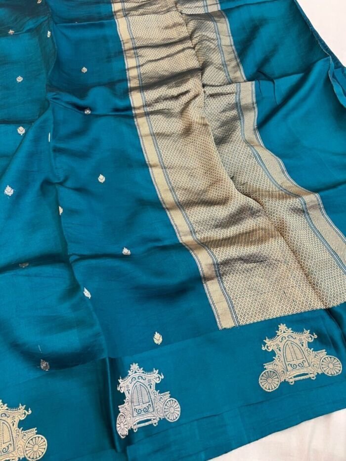 KashiFab Pure Mashru Katan - AYU #10656 KashiFab Pure Mashru Katan - AYU #10656 online - authentic Varanasi weave