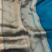 KashiFab Pure Mashru Katan - AYU #10656 online - authentic Varanasi weave