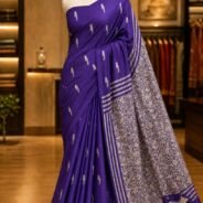 KashiFab Pure Mashru Katan Saree - AYU #10648 lifestyle cover - boutique display