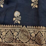 KashiFab Pure Mashru Katan Saree - AYU #10682 online - authentic Varanasi weave