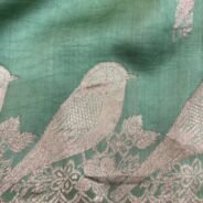 KashiFab Pure Mashru Katan Saree - AYU #10675 online - authentic Varanasi weave