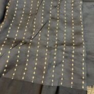KashiFab Pure Mashru Katan Saree - AYU #10682 online - authentic Varanasi weave