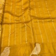 KashiFab Pure Mashru Katan Saree - AYU #10670 online - authentic Varanasi weave