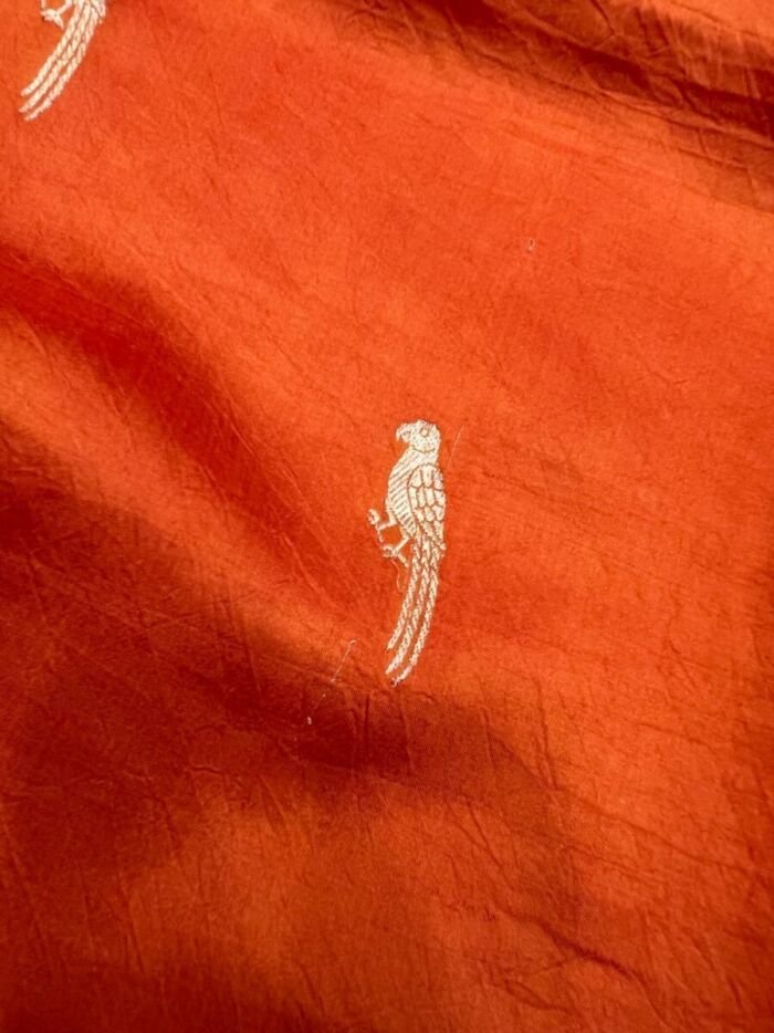KashiFab Pure Mashru Katan Sarees - AYU #10586 KashiFab Pure Mashru Katan Sarees - AYU #10586 online - authentic Varanasi weave
