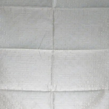 KashiFab Pure Resham Spun Meena Brocade Grey fabric wholesale Varanasi