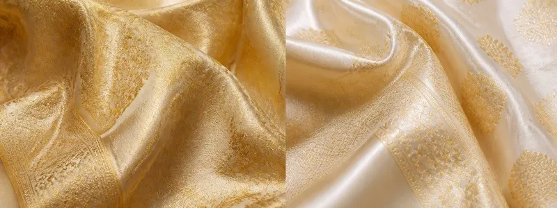 KashiFab pure silk vs art silk