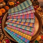 KashiFab RANGKAT BROCADE 44" online - authentic Varanasi weave